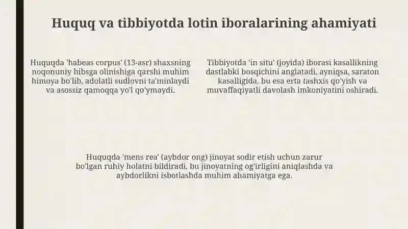 Lotin iboralarining tarixi va rivojlanishi 4