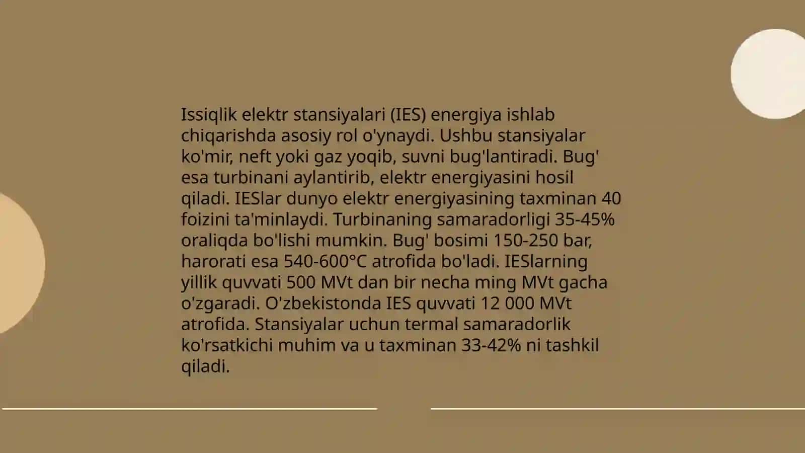 Issiqlik Elektr Sitansiyalari 4