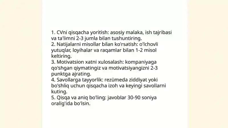 Suhbat interyu 4
