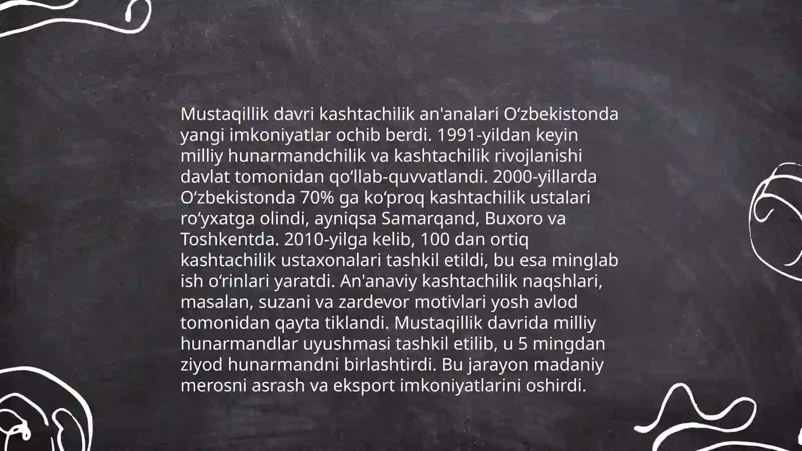 Mustaqillik davri boʻyoqdorlik sanʼati 4