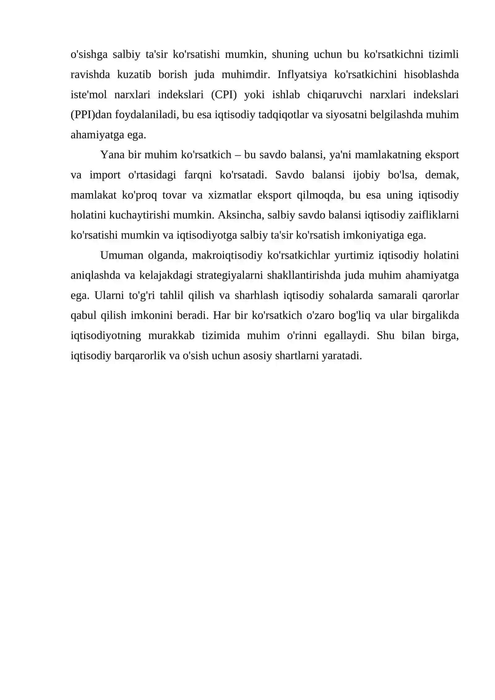 ASOSIY MAKROIQTISODIY KO’RSATKICHLAR VA ULARNI HISOBLASH 4