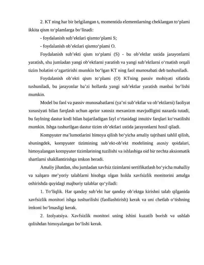 Komputer tizimlariniung axborot xavfsizligi 4