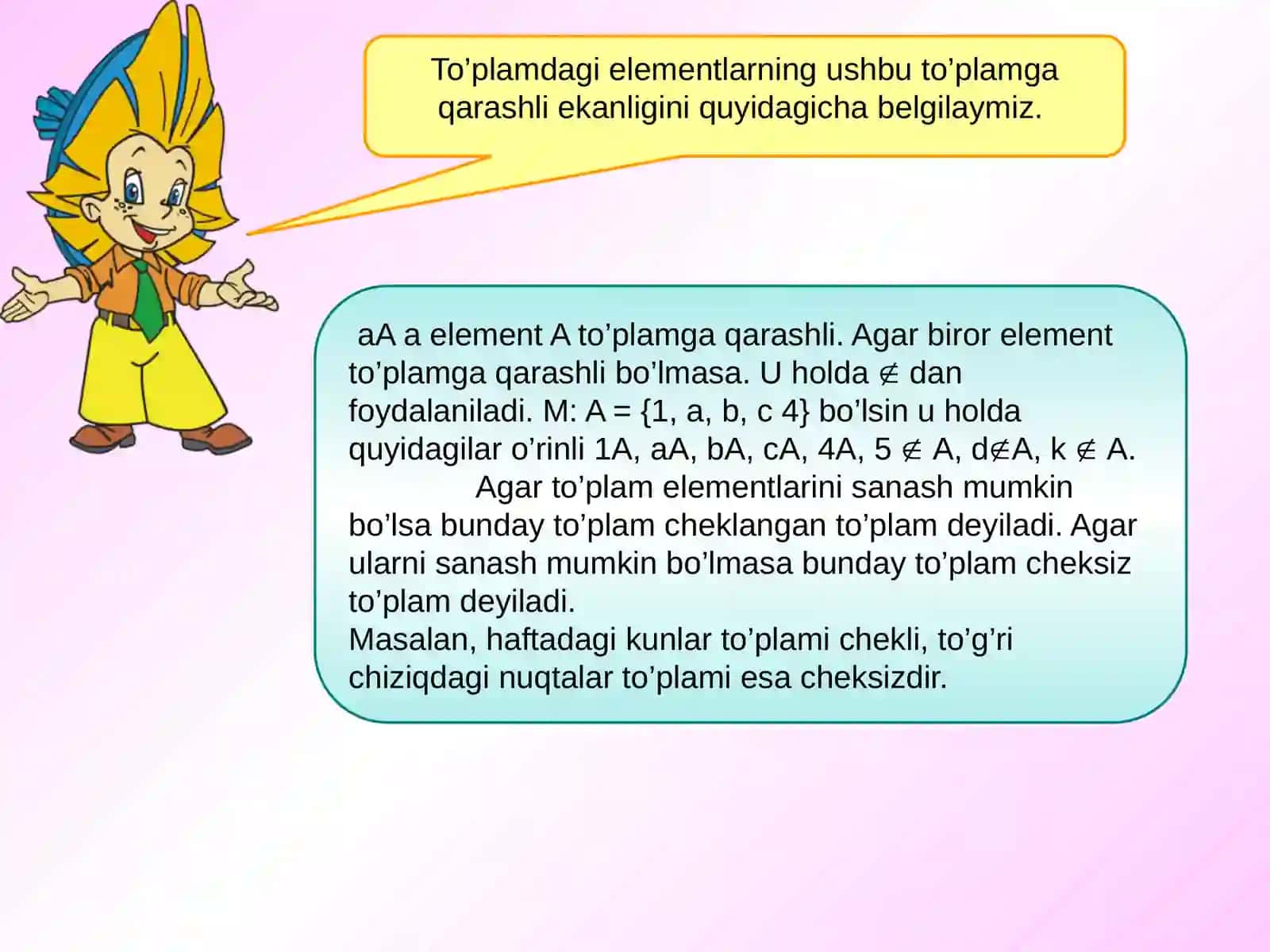 To’plamlarning dekart ko’paytmasi 4