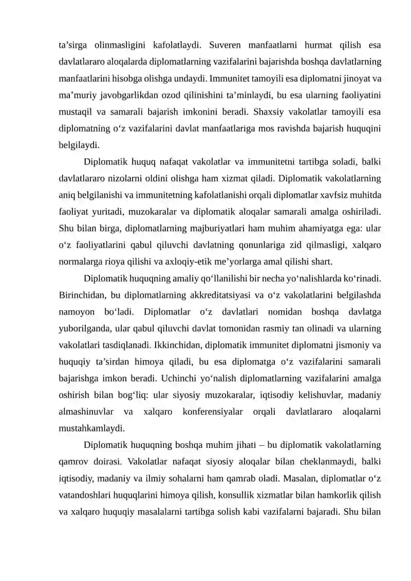DIPLOMATIK VA KONSULLIK HUQUQI 4