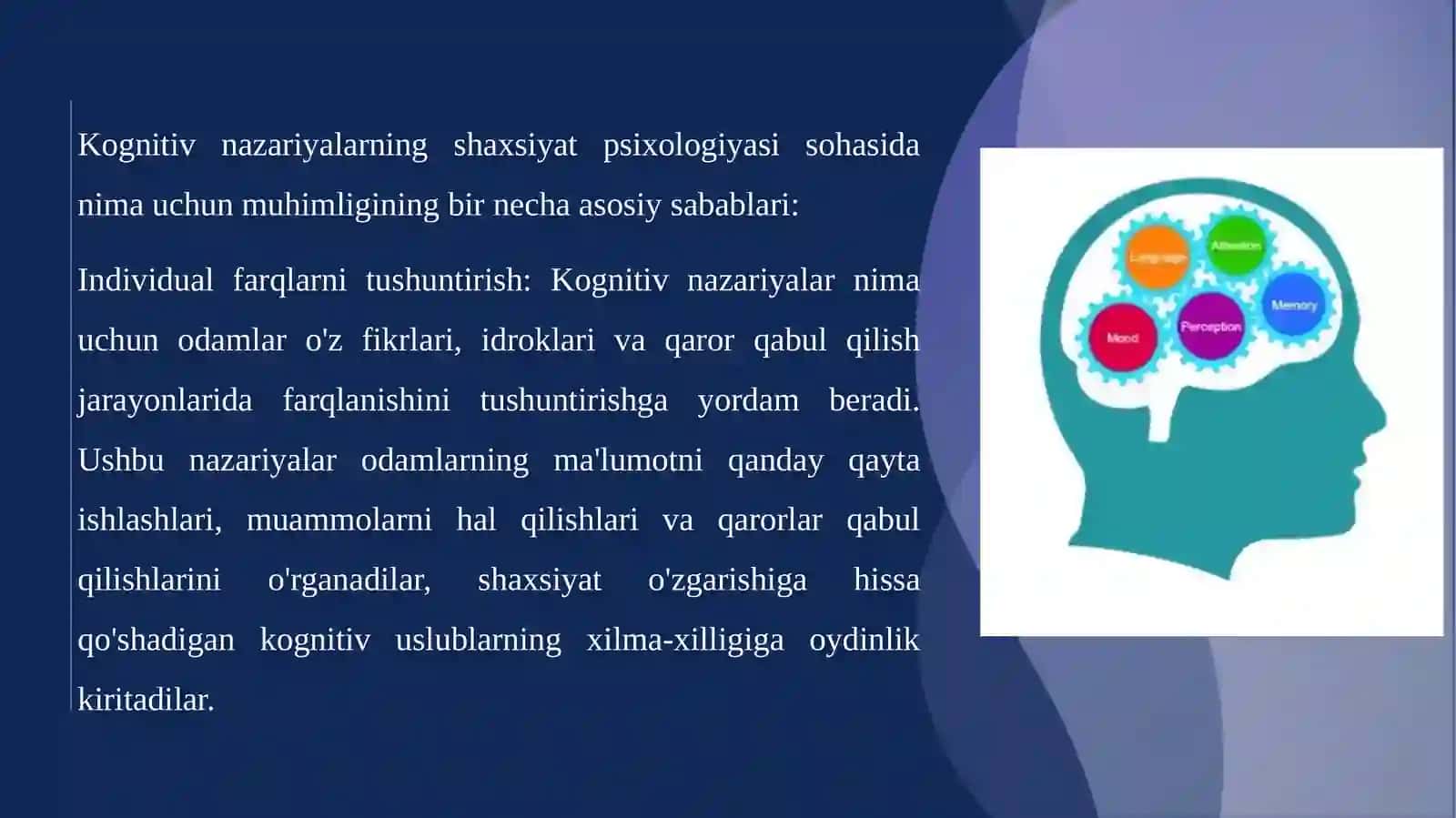 Shaxsning kognitiv nazariyalari 4