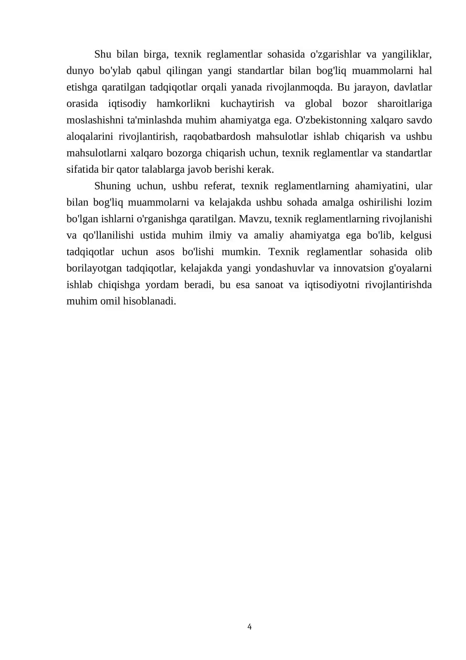 Texnik reglamentlar tòĝrisida 4