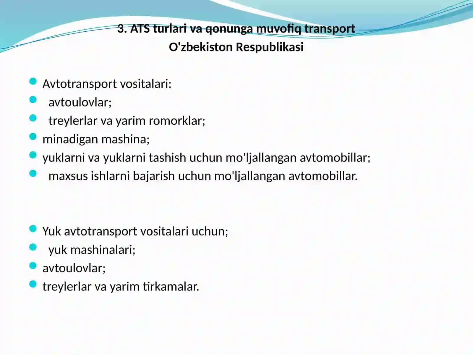 Avtomobil transporti harakati 4