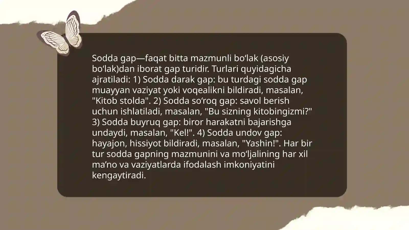 Gapning tarkibiy qismalari 4