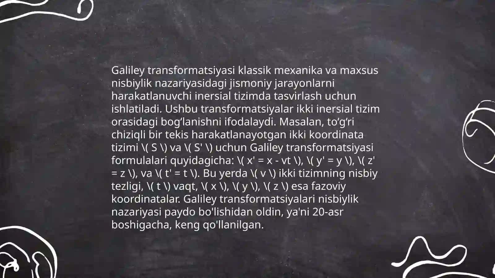 Maxsus nisbiylik nazariyasi 4