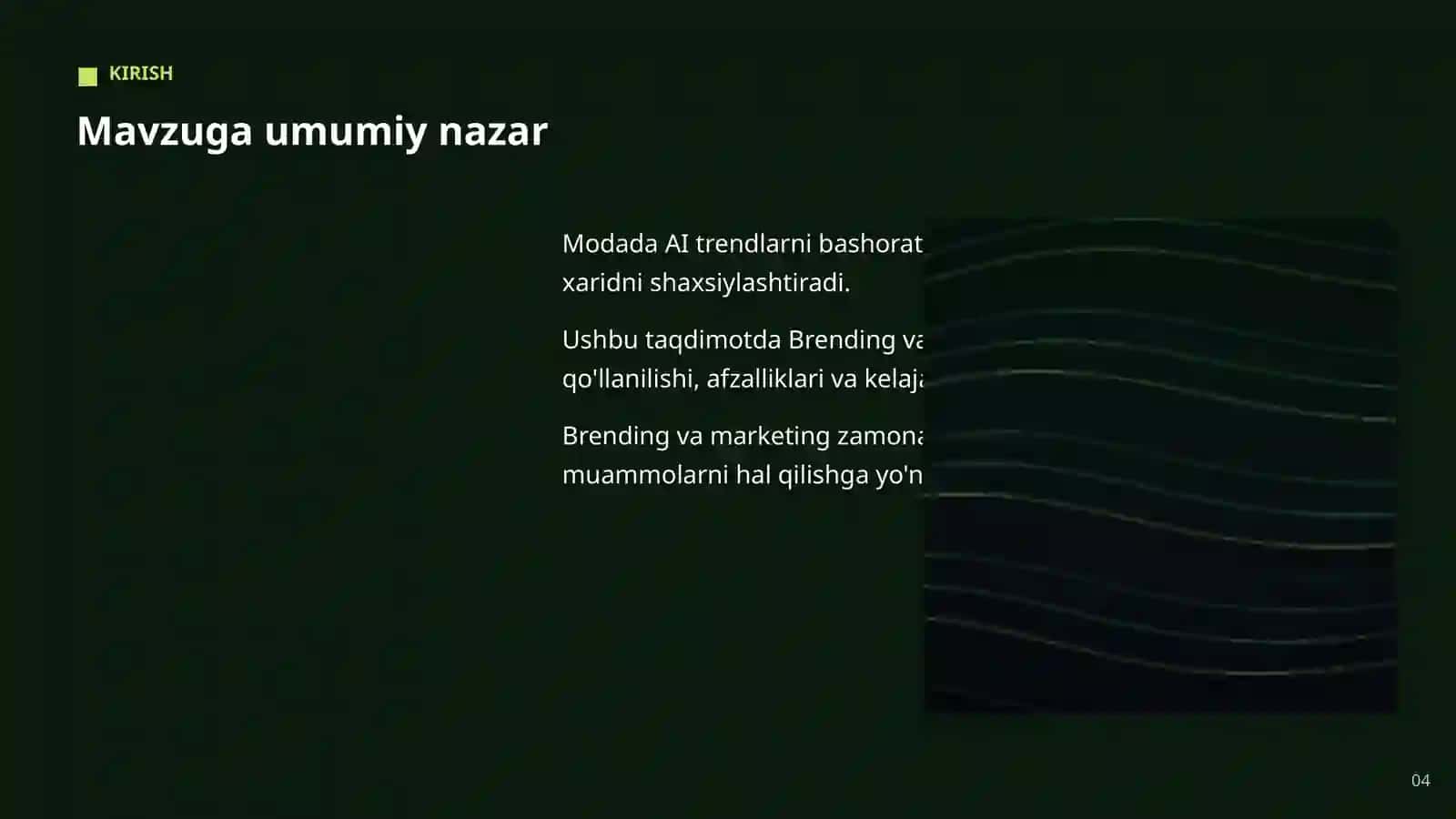 Sun'iy intellekt bo'yicha professional taqdimot 4