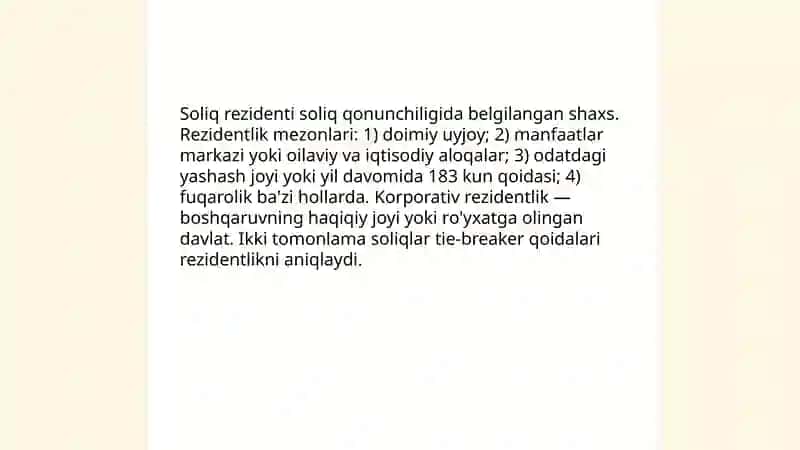 Xalqaro soliq normalari 4