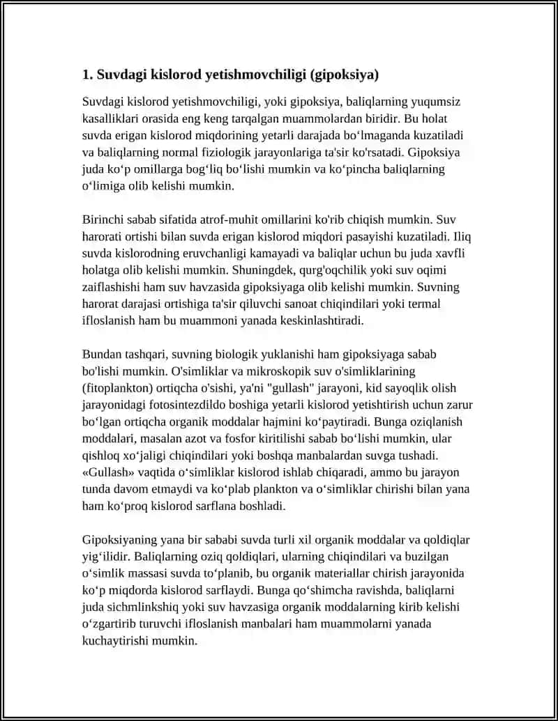 BALIQLARNING YUQUMSIZ KASALLIKLARI 4