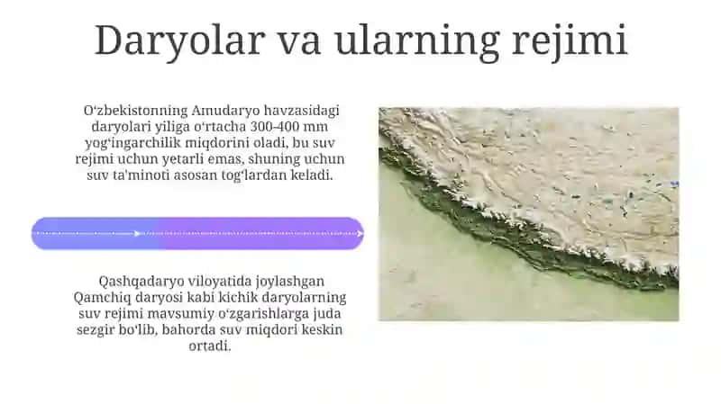 Oʻzbekistonning iqlimi,ichki suvlari 4