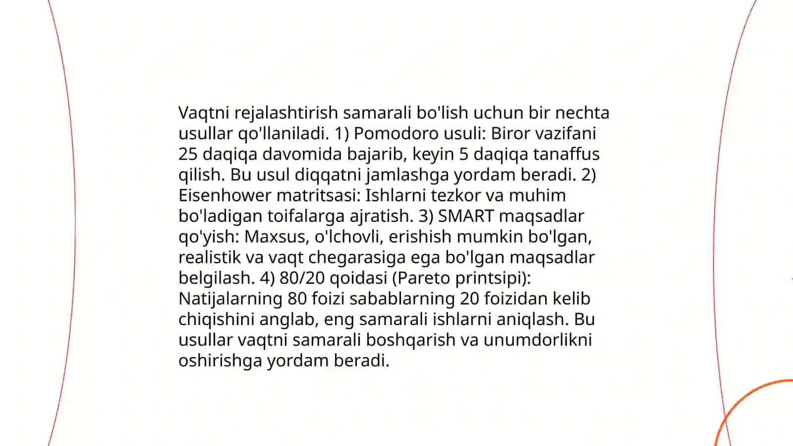 Kunning samarali boshqaruvi 4