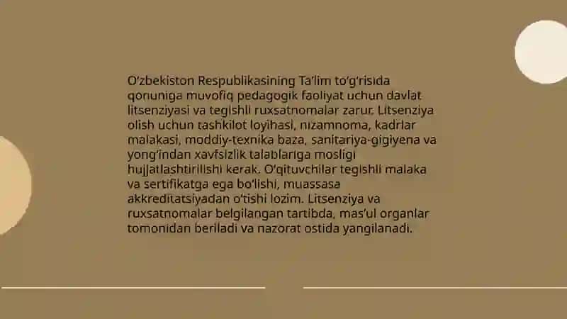 Ta'lim to'g'risida Qonun 4