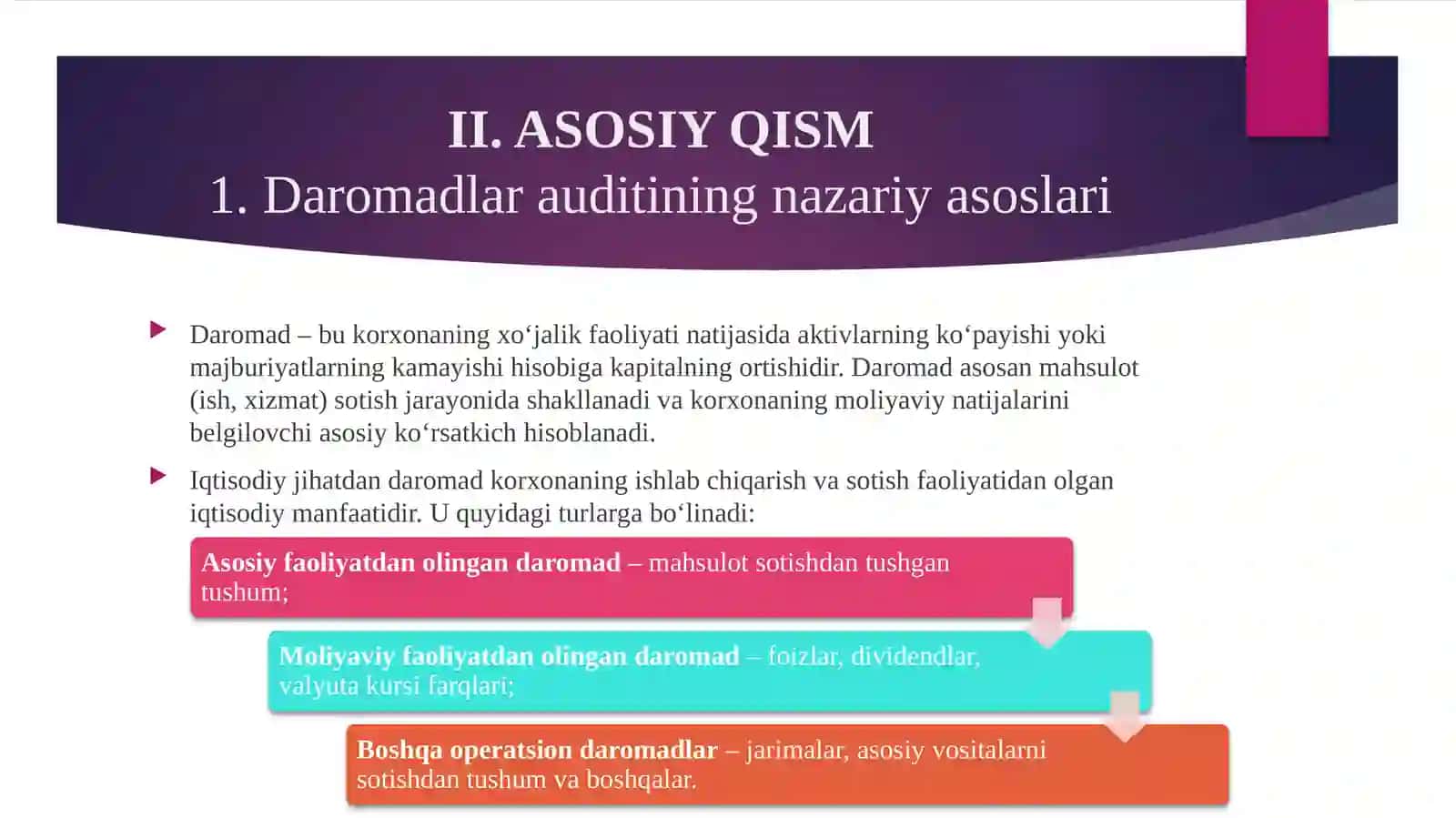 DAROMADLAR AUDITI 4