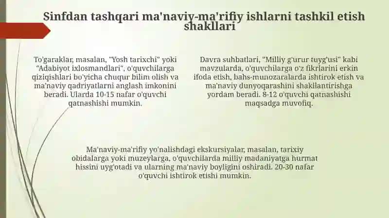 Ma'naviy-ma'rifiy ishlar 4