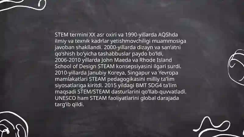 STEAM ta'limi va kreativ pedagogika 4