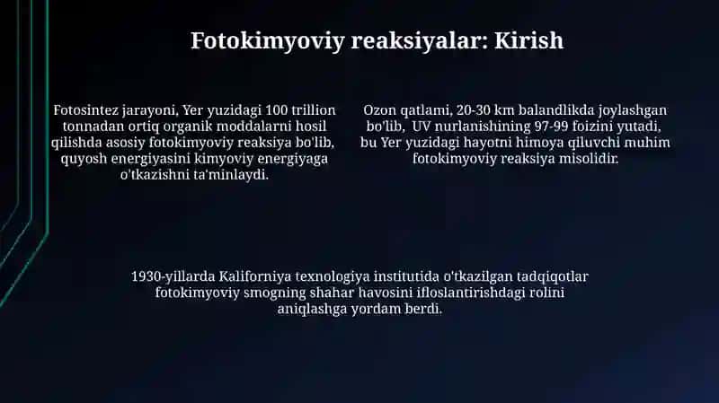 Fotokimyoviy reaksiyalar 4