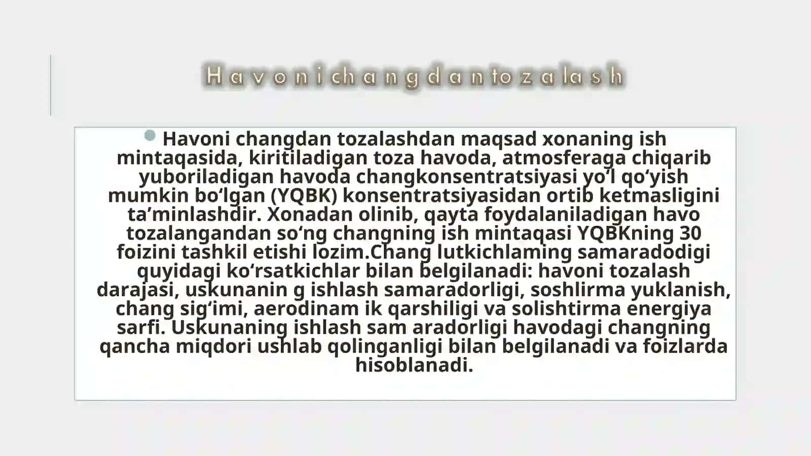 PAXTA TOZALASH KORXONALARIDA CHANG 4