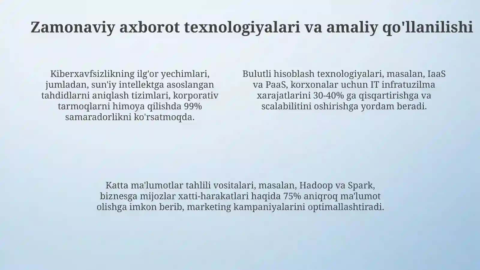 Axborot texnologiyalari 4