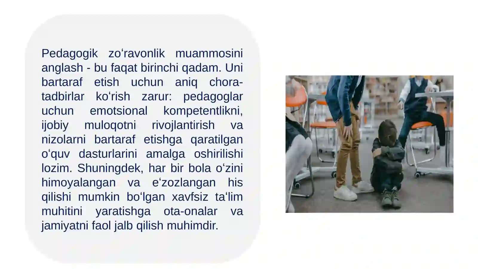 Pedagogik zo‘ravonlik va uning oqibatlari 4