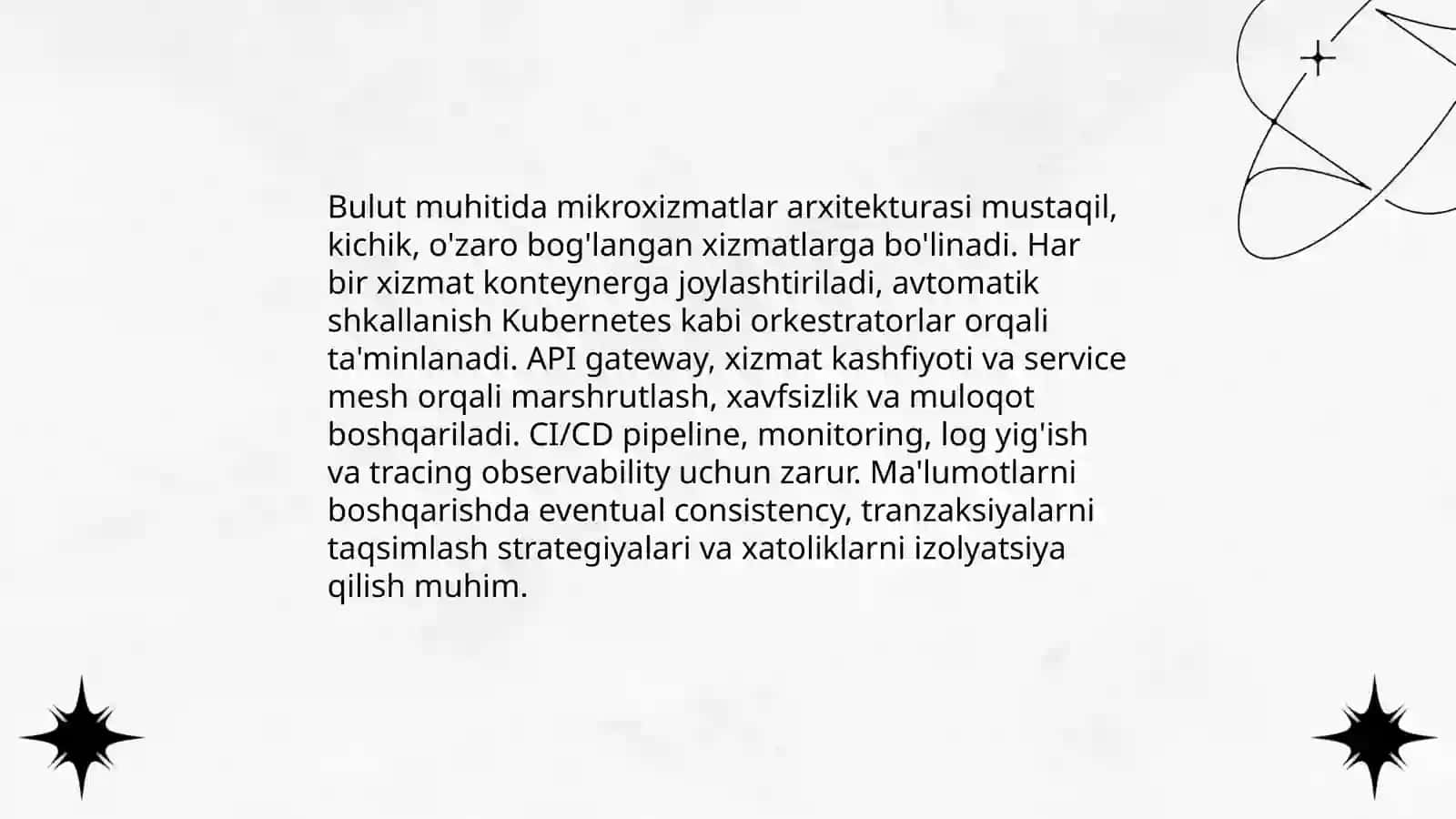 Bulutli texnologiyalar orqali dasturiy vositalarni loyihalash 4