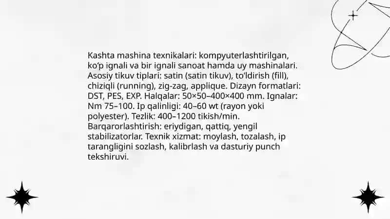An'anaviy qo'lda kashta usullari 4