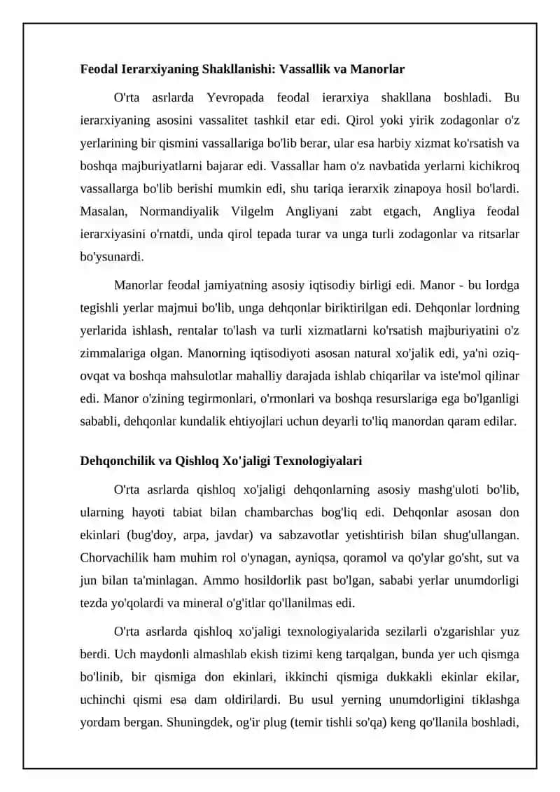 Oʻrta asrlarda Yevropa madaniyat 4