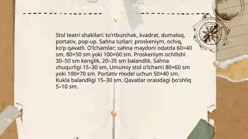 Stol teatri yasash texnologiyasi 4