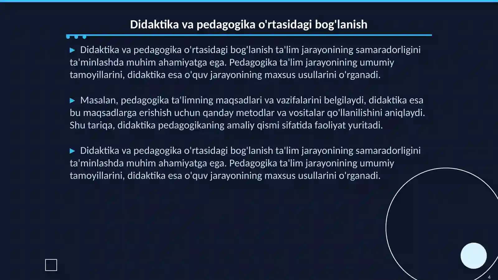 Didaktika haqida tushuncha 4