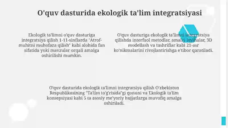 Ekologik ongni shakllantirishda maktabning roli 4