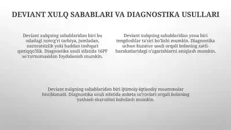 Deviant xulqli bolalar bilan ishlashda pedagogning roli 4