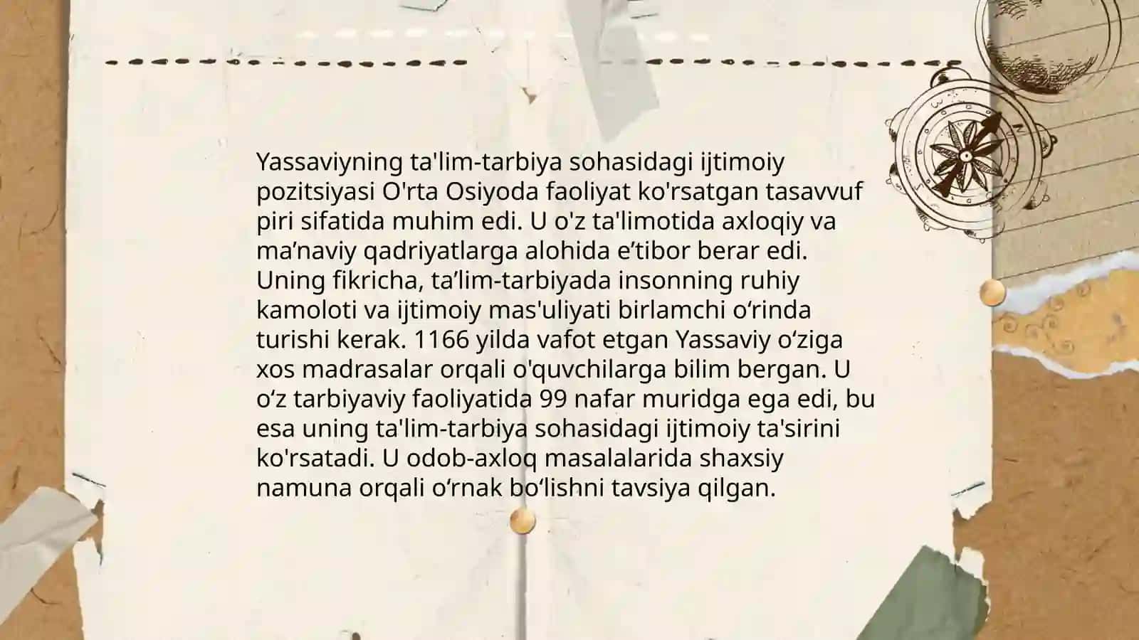 Аhmаd Yassаviyning pеdаgоgik g‘оyalаri 4