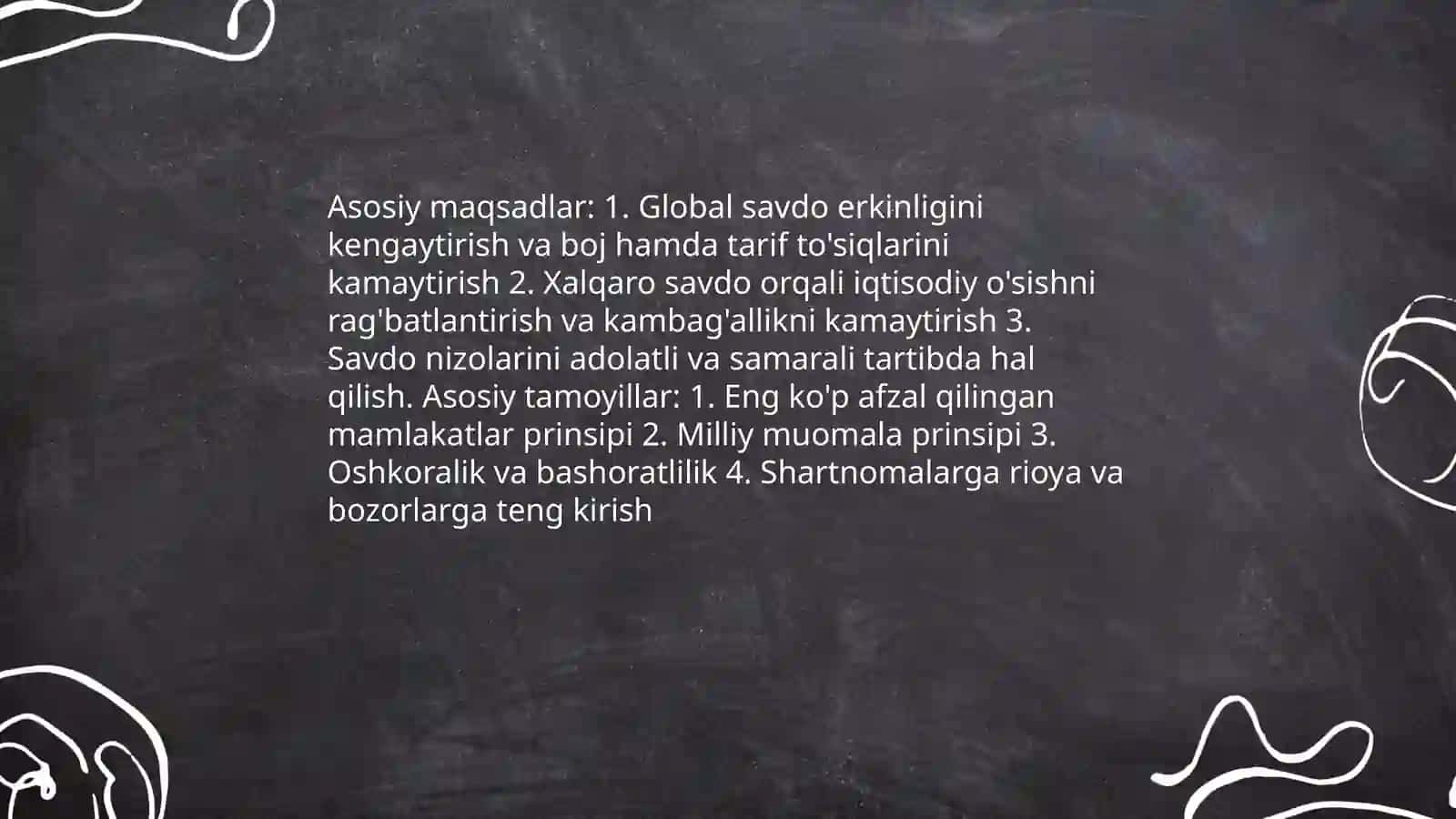 Jahon Savdo Tashkiloti tashkil etilishi va tarixi 4