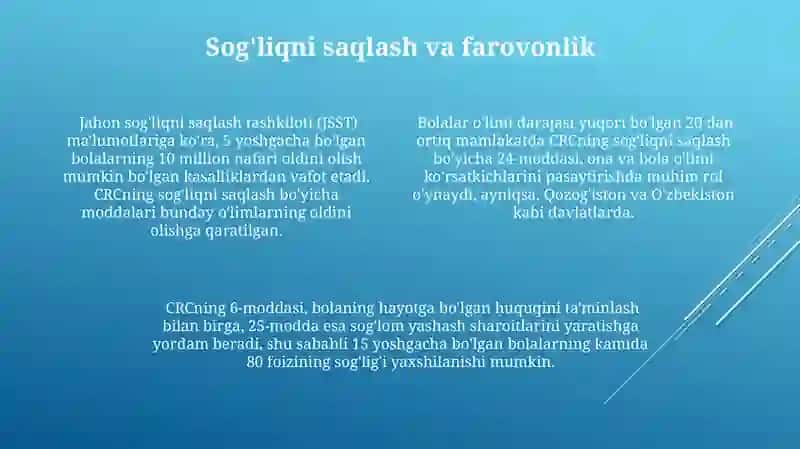 Bolalar Huquqlari Konvensiyasi 4