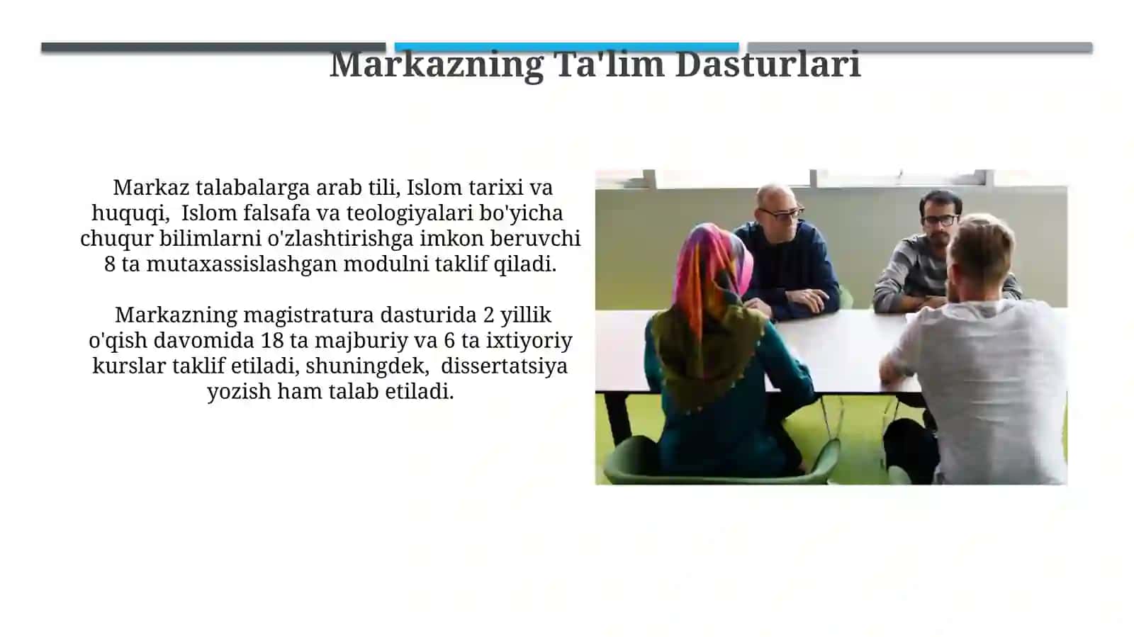 Oksford Islomshunoslik Markazi faoliyati 4