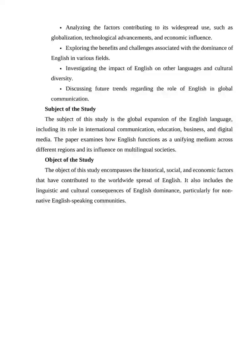 GLOBAL EXTENSION OF ENGLISH LANGUAGE 4