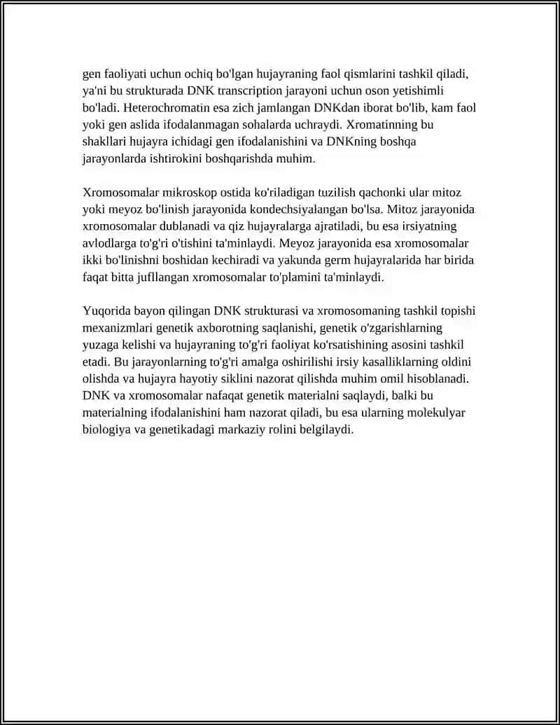 IRSIYATNING MOLEKULYAR ASOSLARI 4