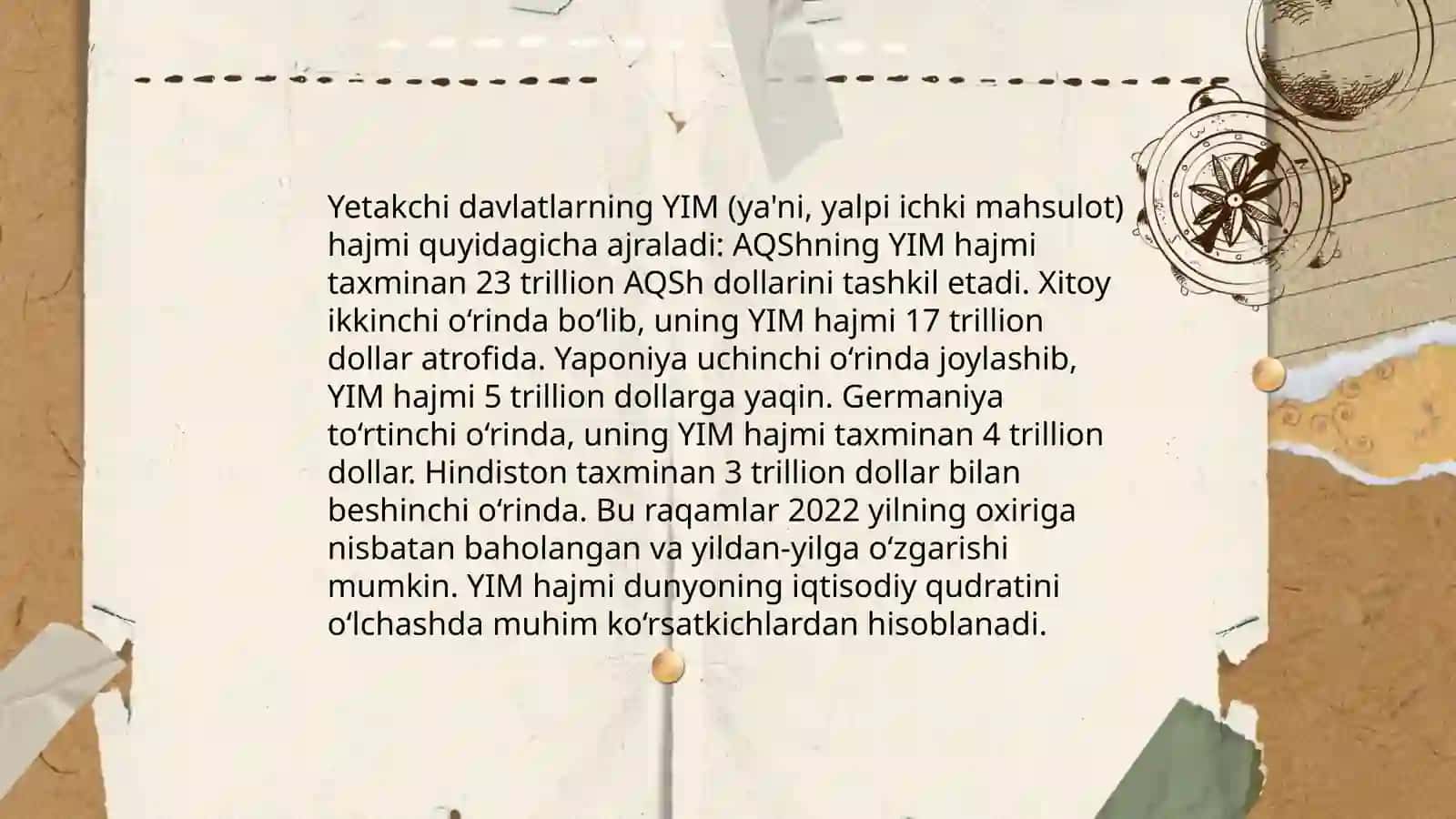Dunyo yalpi ichki mahsuloti 4