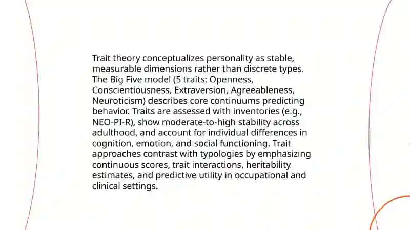 Psychology. Type of personality 4
