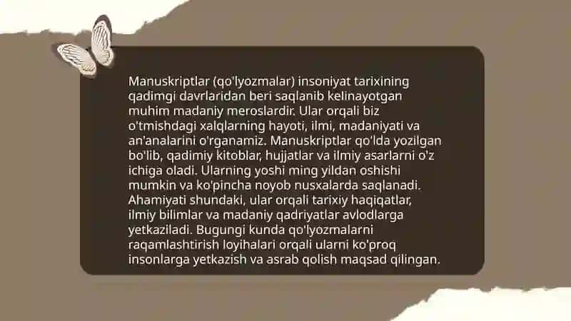 Hujjatlarning paydo bo'lishi va tarixi 4