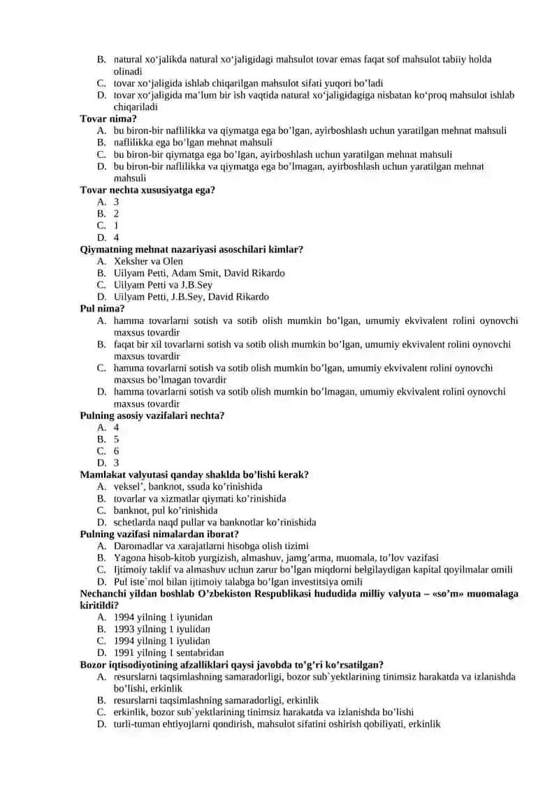 Iqtisodiy faoliyat 4