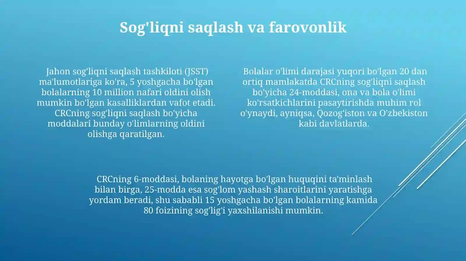 Bolalar Huquqlari Konvensiyasi 4