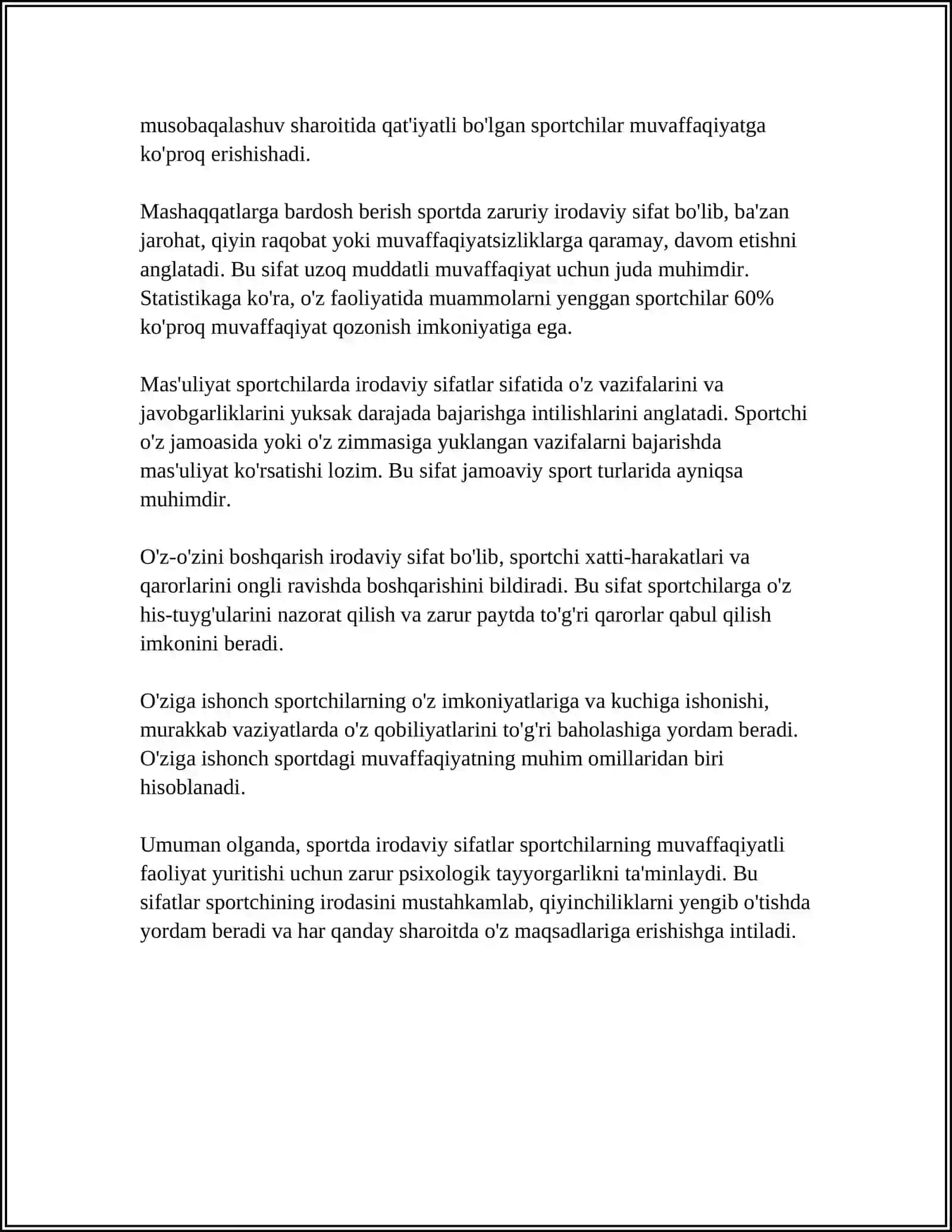SPORTCHIDA IRODAVIY SIFATLAR 4
