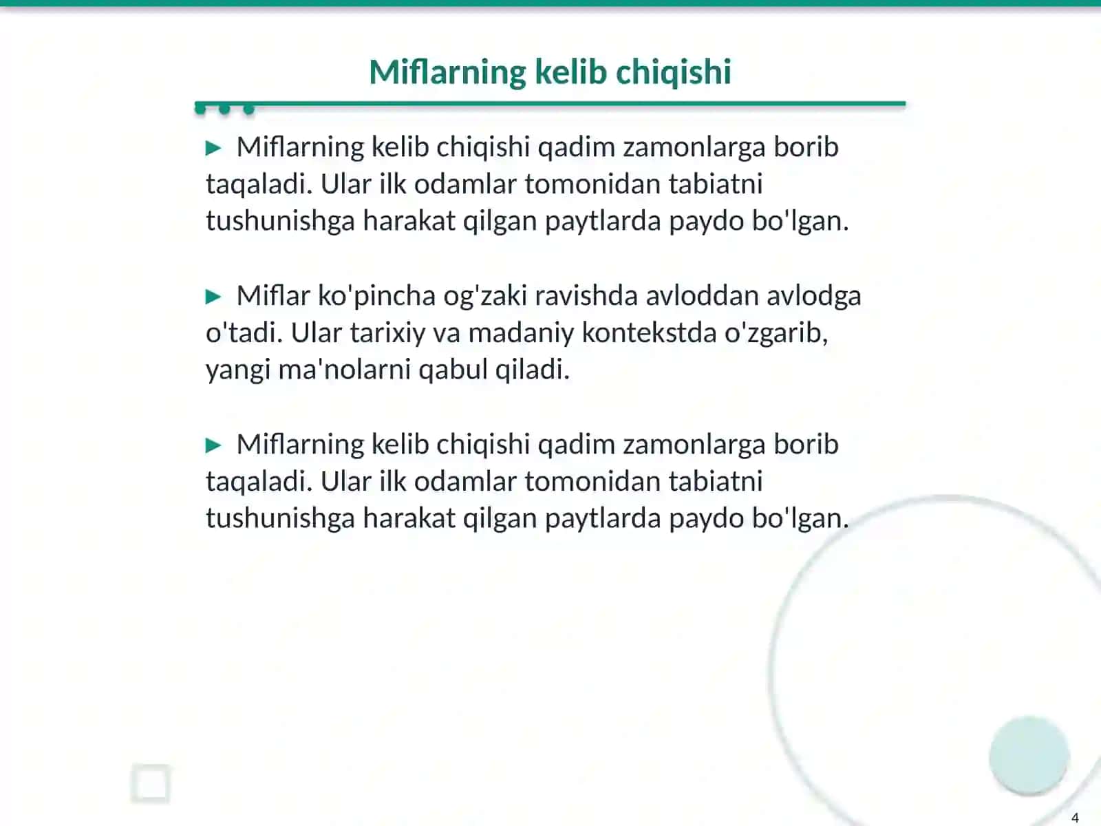 Dunyo xalqlari miflari 4