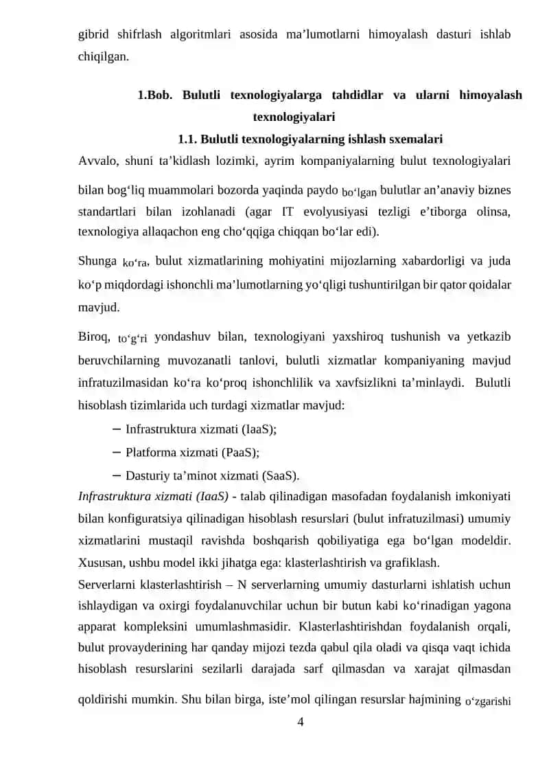 Gibrid shifrlash algoritmlari asosida bulutda ma’lumotlarni himoyalash dasturini ishlab chiqish 4
