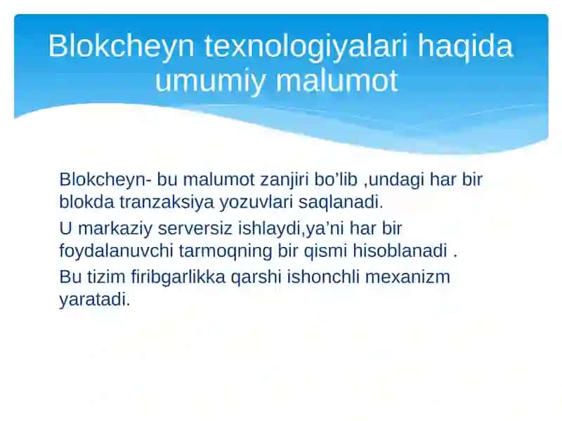 Raqamli iqtisodiyot va Blokcheyn 4