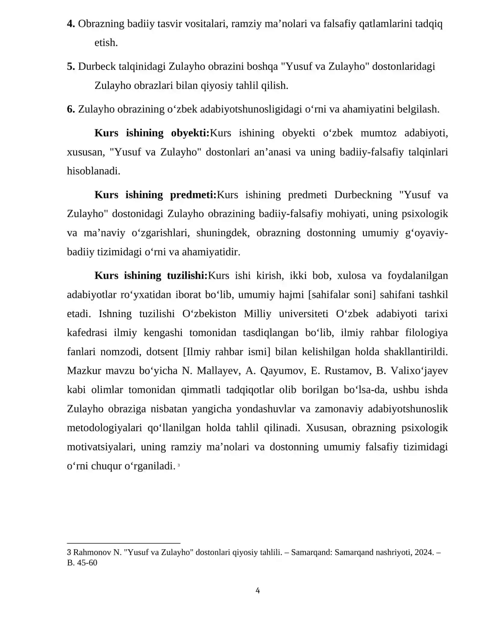 YUSUF VA ZULAYHO DOSTONIDA ZULAYHO OBRAZI 4