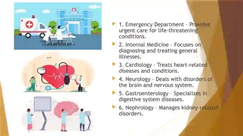 hospital departments 4